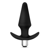 Luxe Discover Black Anal Plug with Vibrating Bullet 4 Inch Butt Plugs - Vibrating