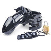 Male Chastity Kit Black CB 3000 Black Cages