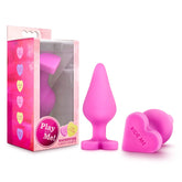 Naughtier Candy Heart Ride Me - Heart Shaped Butt Plug Pink Butt Plugs