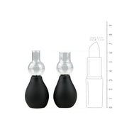 Nipple Sucker Black Two Piece Set for Enhanced Stimulation Black Nipple Suckers