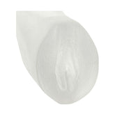 Palm Pal Ultraskyn Pussy Frosted Clear 6 Inch Masturbator Strokers - Manual