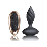 Petite Sensation Desire Butt Plug w Remote Black Butt Plugs - Vibrating