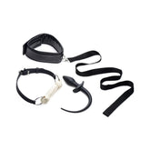 Puppy Play Set Including Gag Plug and Collar in Black > Bondage Gear > Bondage Kits