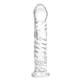 Sexus Glass Dildo Clear 16 Centimeters Body Safe DONGS Glass