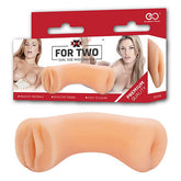 XXX For Two Dual Ended Stroker for Couples Flesh Strokers - Manual