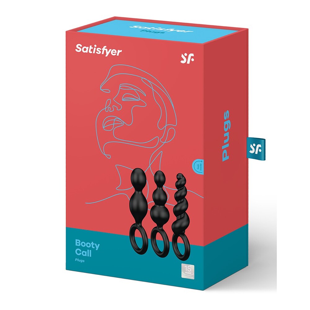 Satisfyer Booty Call Set of 3 Silicone Anal Plugs – Silicone Anal Plugs Set > Anal Range > Butt Plug Kits