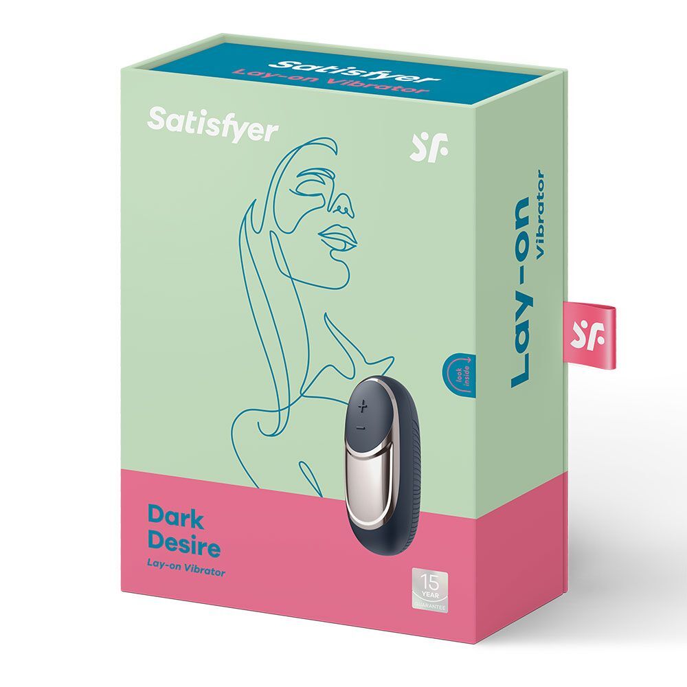 Satisfyer Layons Dark Desire – Silicone Clitoral Massager Compact Design > Sex Toys For Ladies > Clitoral Vibrators and Stimulators