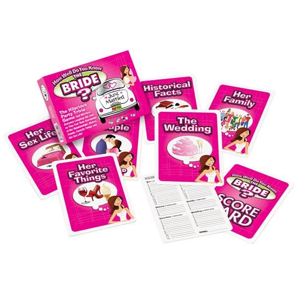 How Well Do You Know The Bride Trivia Game – Party Game > Novelties > Card Games