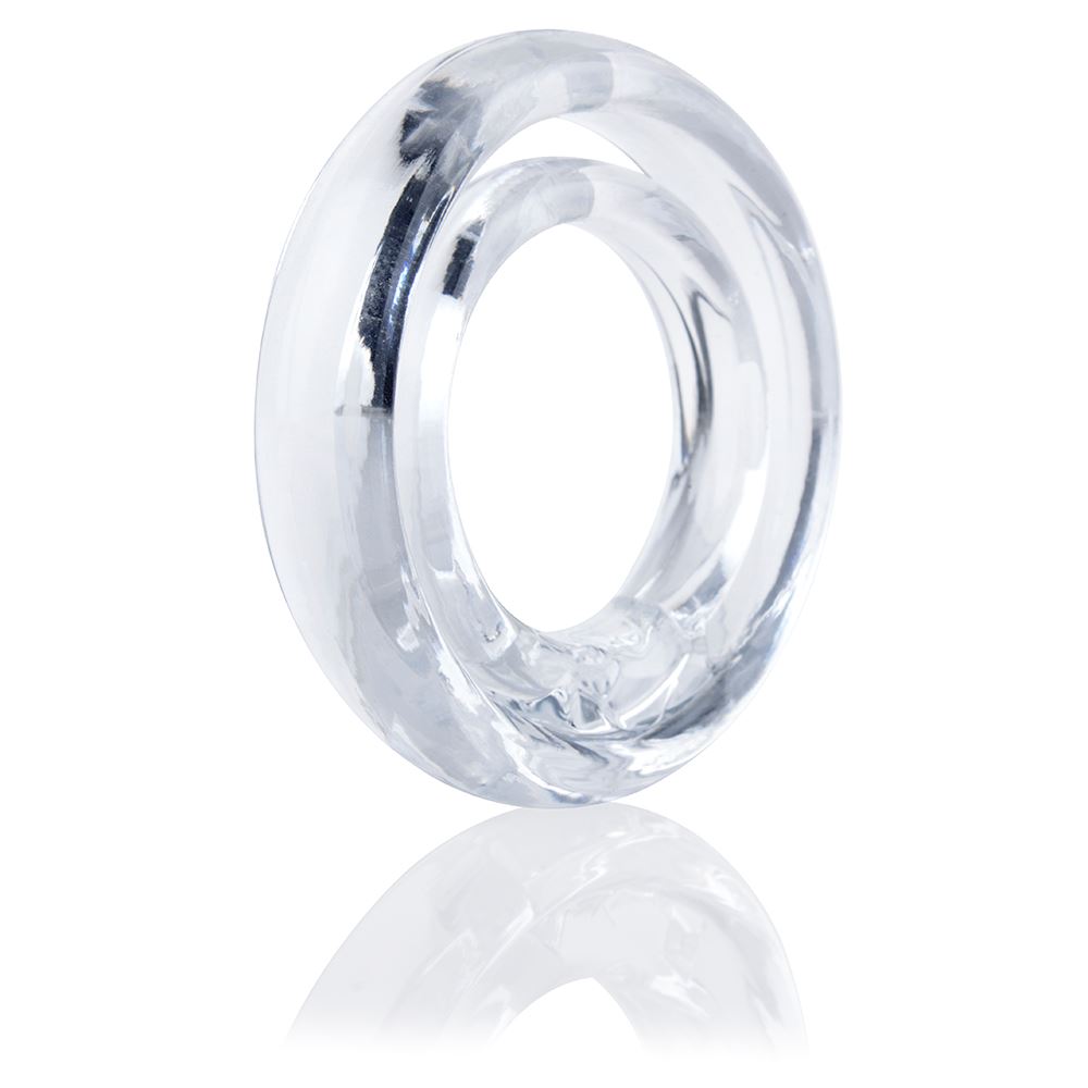 RingO RingO 2 Dual Cock Ring – Dual Loop Penis and Testicles Ring > Cock Ring > Single