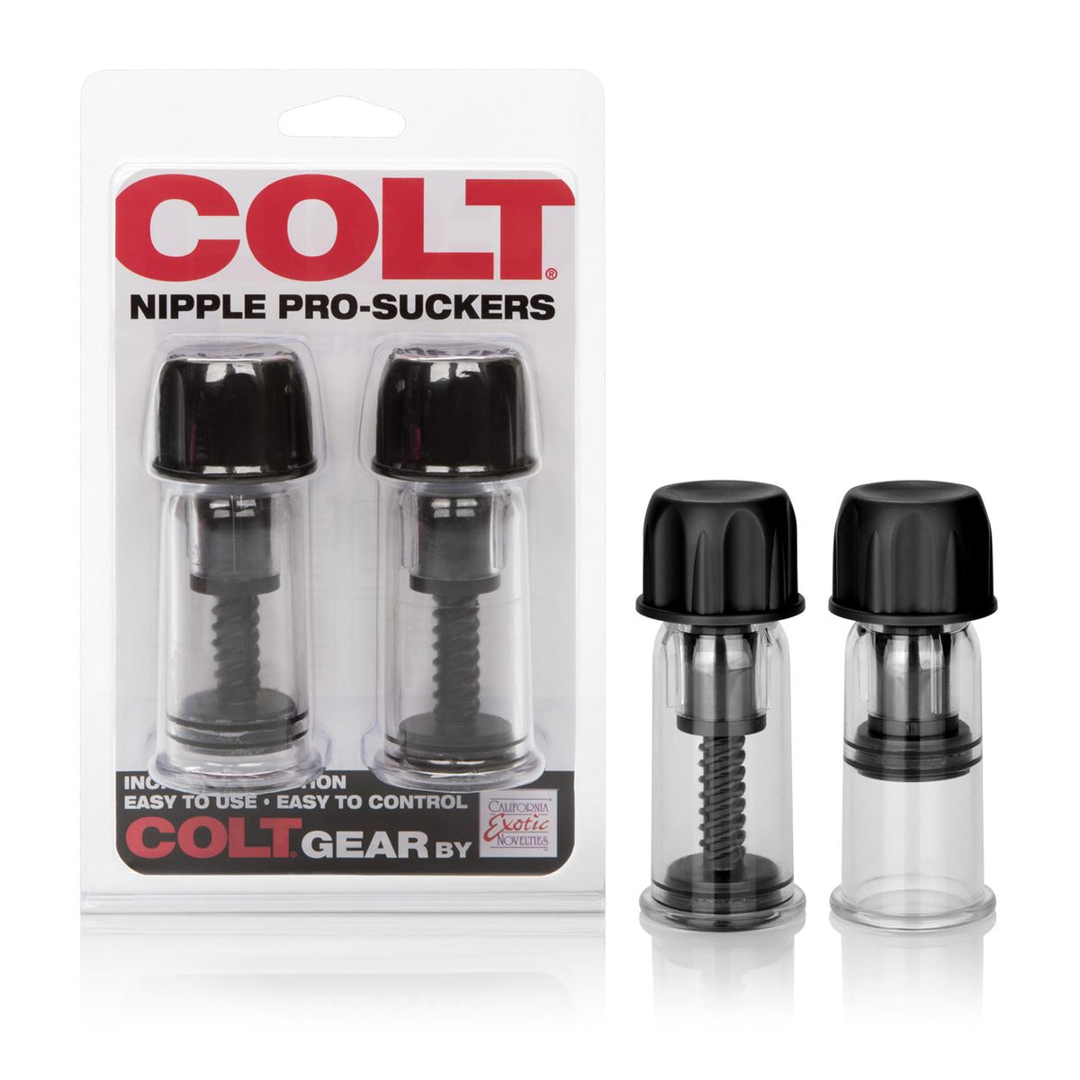 Colt Nipple Pro-Suckers – Adjustable Suction Vacuum Nipple Clamps > Sex Toys > Nipple Suckers