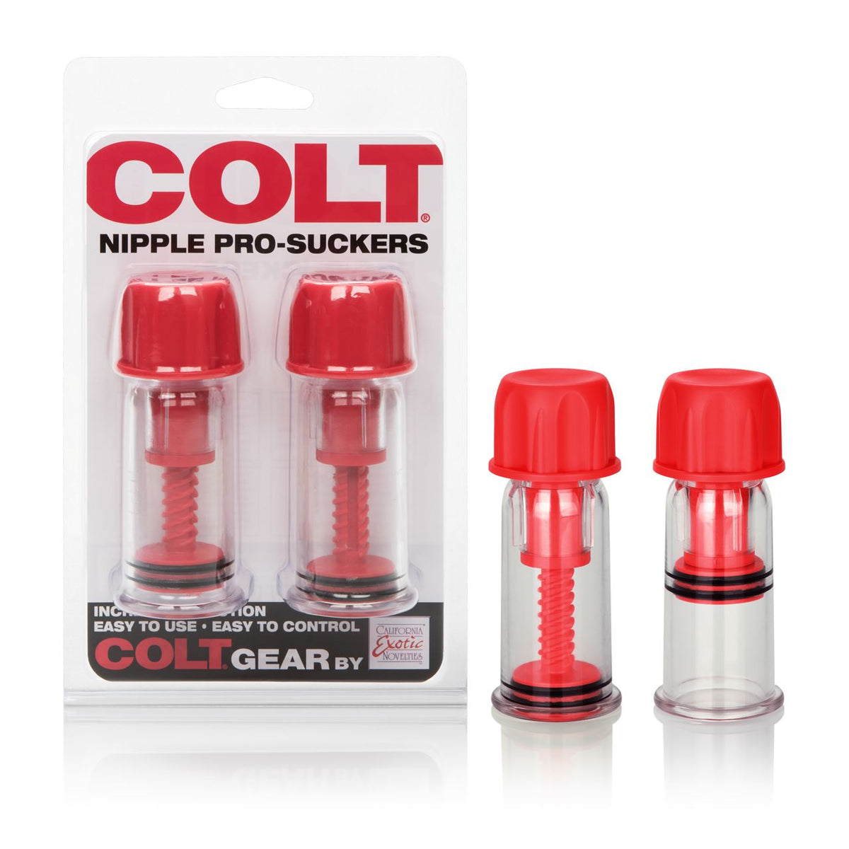 Colt Nipple Pro-Suckers – Adjustable Suction Nipple Stimulators with Customizable Vacuum Pressure > Sex Toys > Nipple Suckers