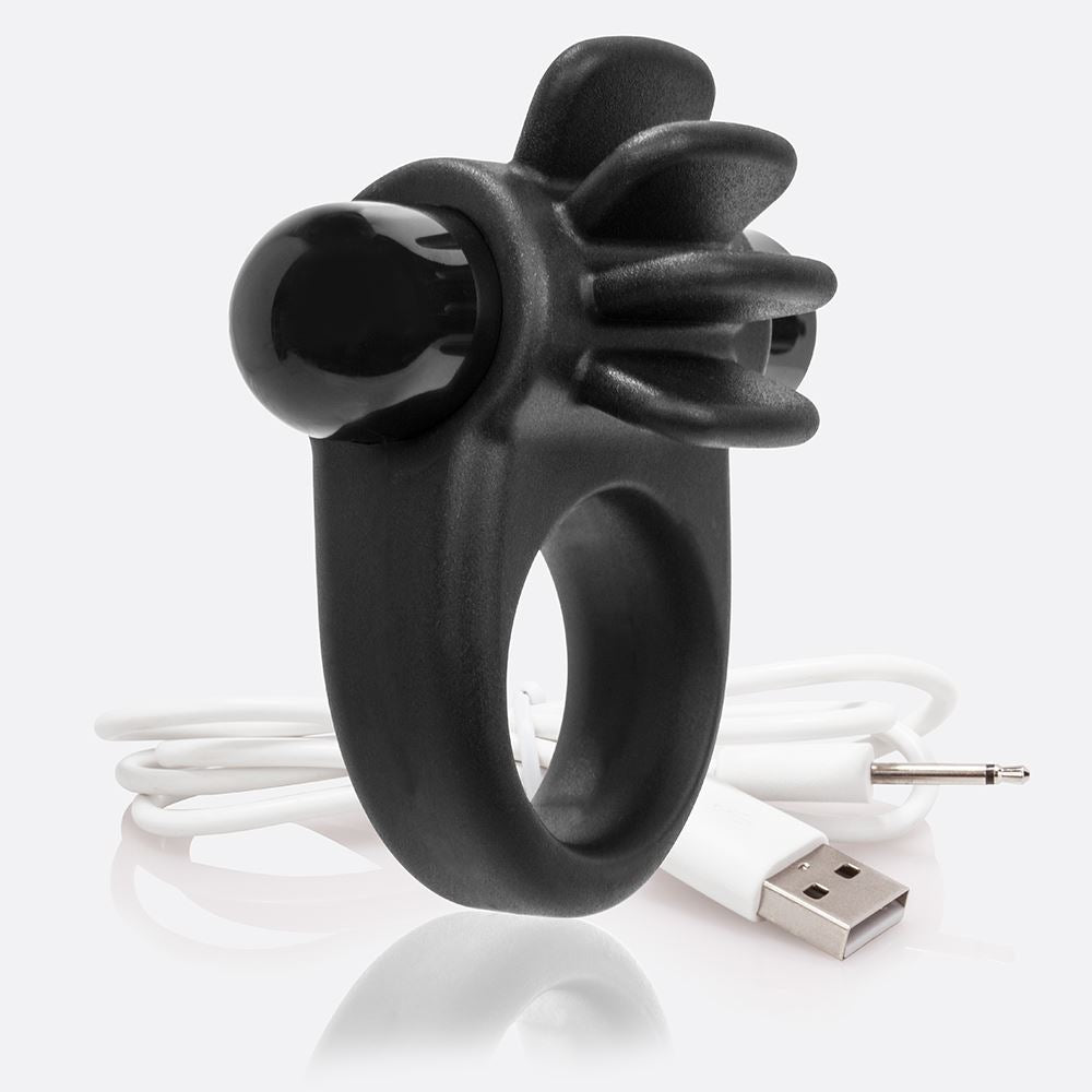 Skooch Charged Rechargeable Vibrating Cock Ring with Textured Silicone Stimulation > Sex Toys > Couples Toys
