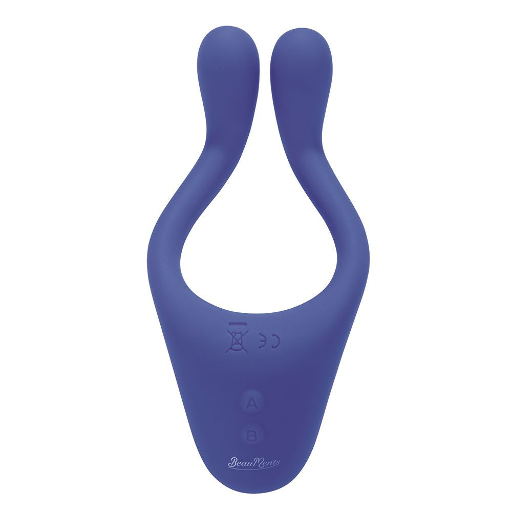 BeauMents Doppio 2.0 Rechargeable Silicone Vibrator 13 cm with Remote Control > Sex Toys > Couples Toys