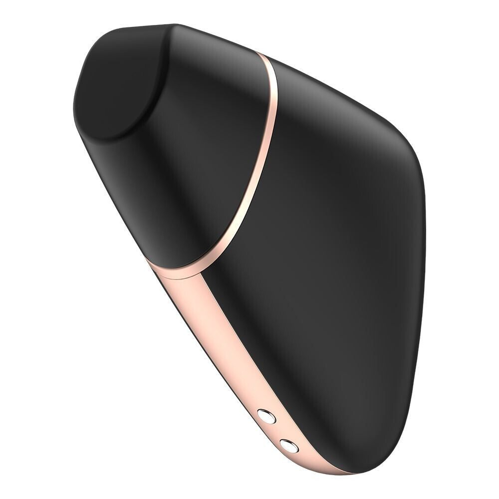 Satisfyer App Enabled Love Triangle Clitoral Massager Black Default Title > Sex Toys For Ladies > Clitoral Vibrators and Stimulators