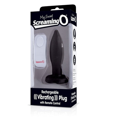 Screaming O My Secret Charged Plug – Remote-Controlled Rechargeable Silicone Vibrating Butt Plug > Anal Range > Vibrating Butt Plugs
