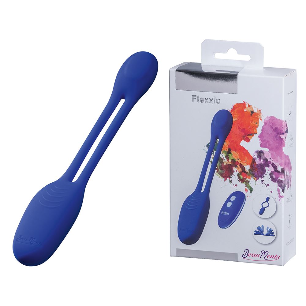 BeauMents Flexxio Powerful Silicone Vibrator with Remote Control and Dual Motors > Sex Toys > Couples Toys