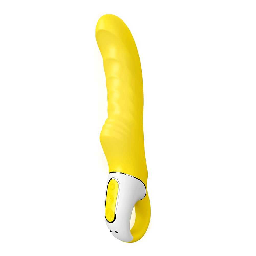 Satisfyer Yummy Sunshine G Spot Silicone Vibrator – Curved G Spot Vibrator > Sex Toys For Ladies > G-Spot Vibrators