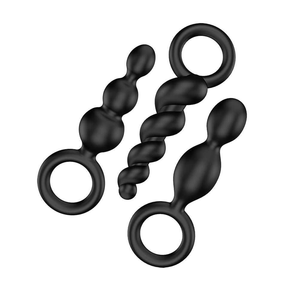 Satisfyer Booty Call Set of 3 Silicone Anal Plugs – Silicone Anal Plugs Set > Anal Range > Butt Plug Kits