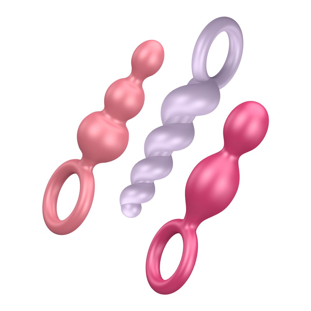 Satisfyer Booty Call Set of 3 Flexible 5.5 Inch Anal Plugs > Anal Range > Anal Beads