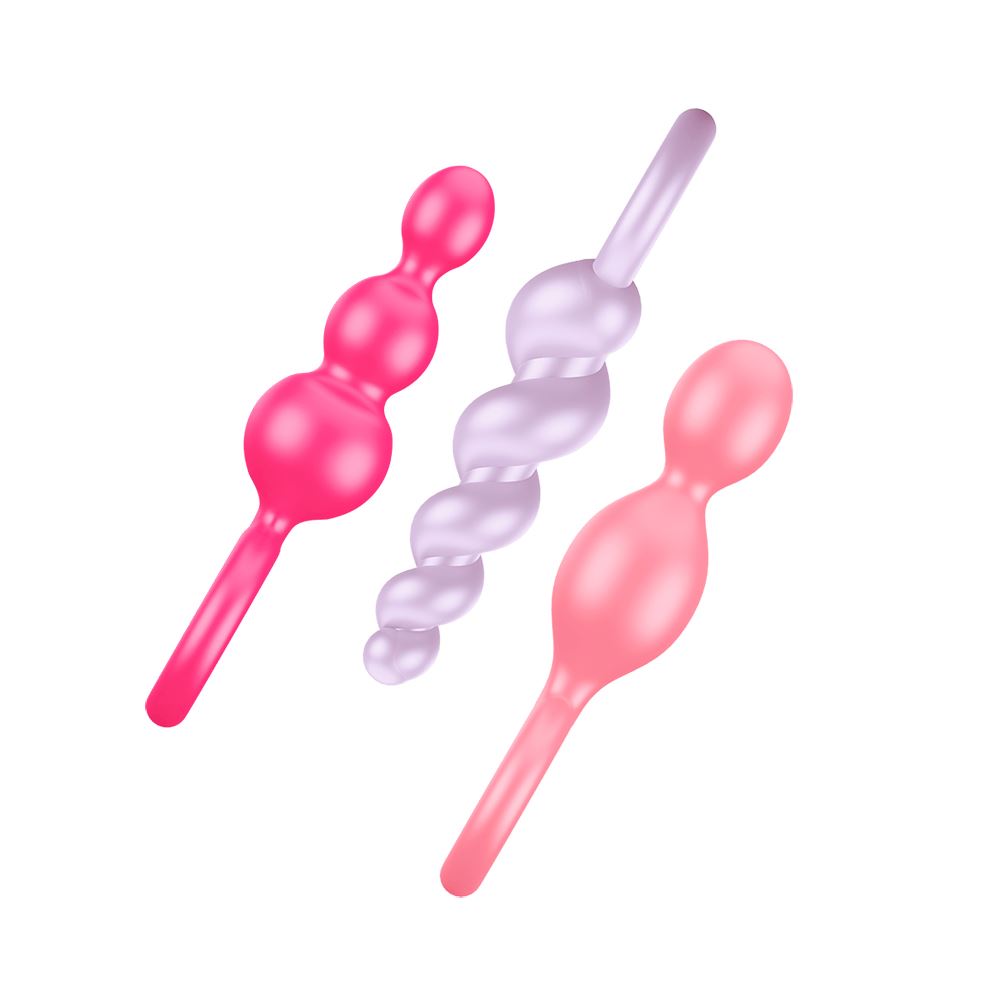 Satisfyer Booty Call Set of 3 Flexible 5.5 Inch Anal Plugs > Anal Range > Anal Beads