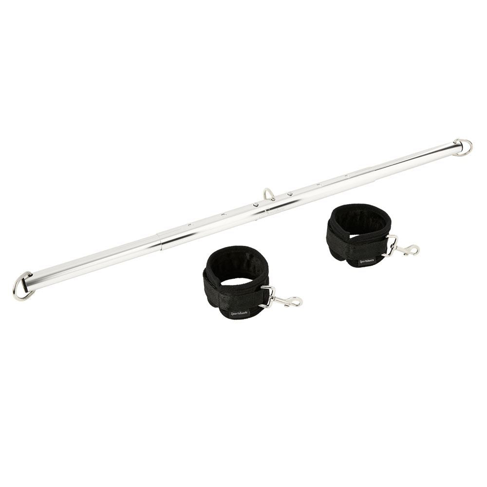 Expandable Spreader Bar and Cuff Set – Adjustable Restraint Bar with Cuffs Bondage Set > Bondage Gear > Restraints