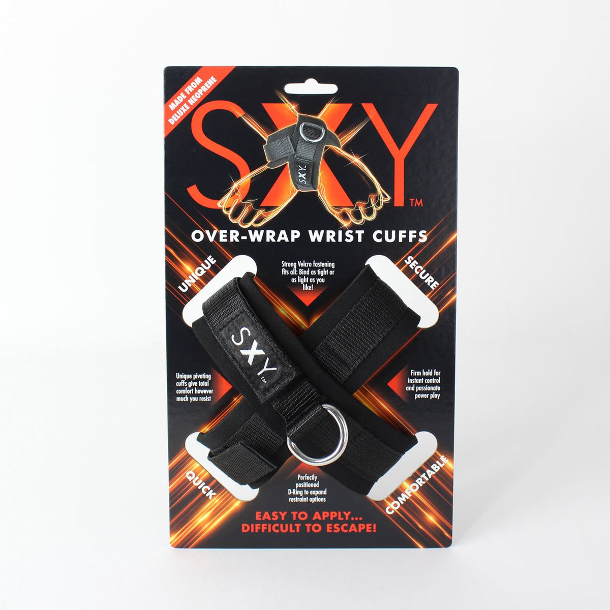 Sxy Cuffs Deluxe Neoprene Cross Wrist Restraints Pair - Soft Secure Restraints > Bondage Gear > Restraints