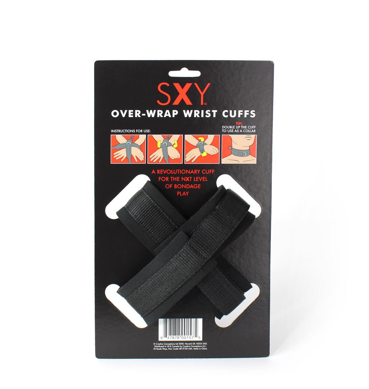 Sxy Cuffs Deluxe Neoprene Cross Wrist Restraints Pair - Soft Secure Restraints > Bondage Gear > Restraints