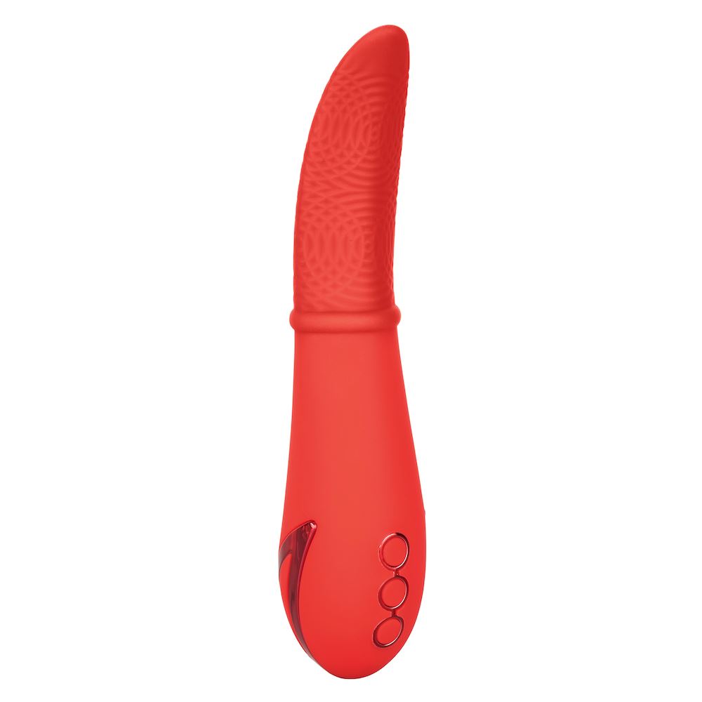 California Dreaming Laguna Beach Lover Silicone Vibrator with 10 Vibration Functions and Flickering Tongue Tip > Vibrators > Standard Vibrators