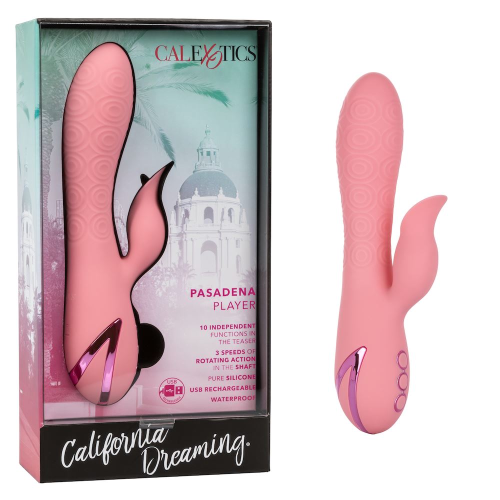 Pasadena Player Rechargeable 5 Inch Silicone Clit Vibrator > Vibrators > Ladies > Rabbit