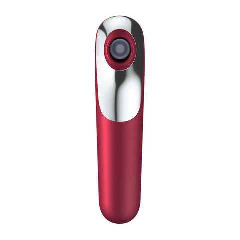 Satisfyer App Enabled Dual Love Clitoral Massager Red AIR PULSATION