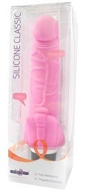 Silicone Classic 19 Centimeter Vibrator 7.5 Inch Pink Vibrators