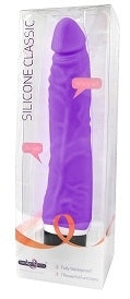 Silicone Classic 17.8 Centimeter 7 Inch Vibrator Purple Vibrators
