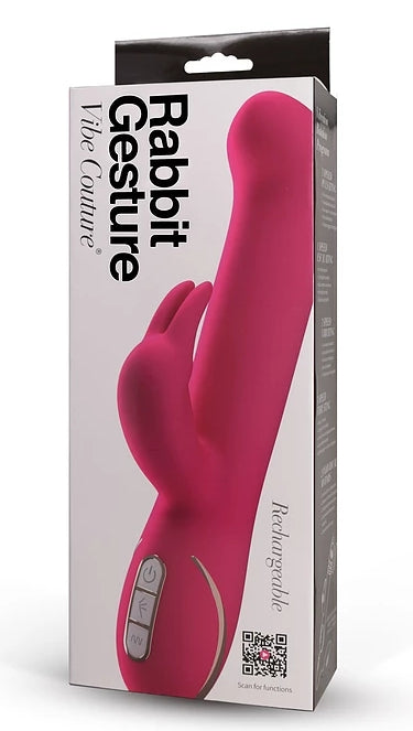 Vibe Couture Rabbit Gesture Pink - Rabbit Vibrator Default Title > Vibrators > Ladies > Rabbit
