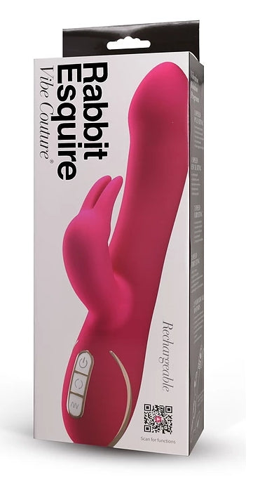 Vibe Couture Esquire Pink Rabbit Vibrator USB Rechargeable Default Title VIBRATORS-RABBIT