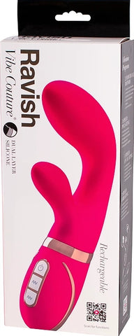 Vibe Couture Ravish Pink Vibrator Default Title VIBRATORS-RABBIT-MULTI