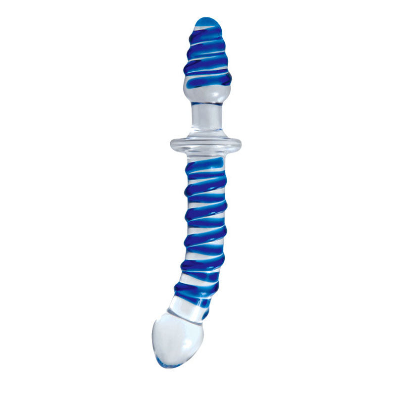 Adam & Eve Twisted Love Double Ended Raised Swirl Glass Dildo 24 cm > Glass > Dildos Main image