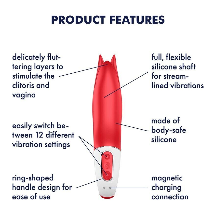 Satisfyer Power Flower Clitoral Vibrator > Sex Toys For Ladies > Clitoral Vibrators and Stimulators