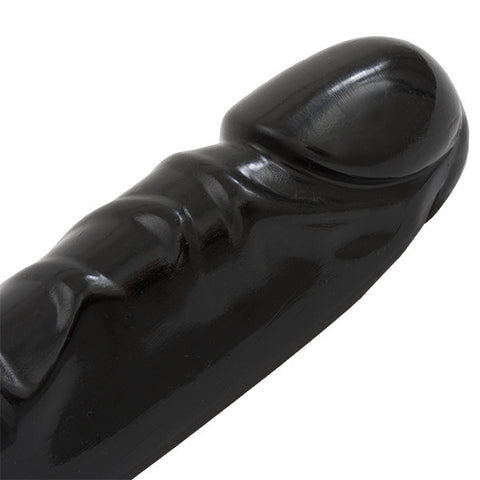 Jr Veined Double Header 12 Inch Bender Dong Black Double Dongs