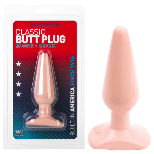 Classic Butt Plug -  14 cm (5.5'') Medium Smooth Butt Plug