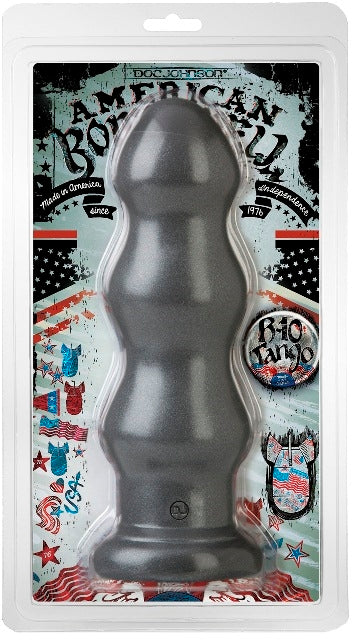 B-10 Tango 10 Inch Anal Dildo Gun Metal Black Dongs Big