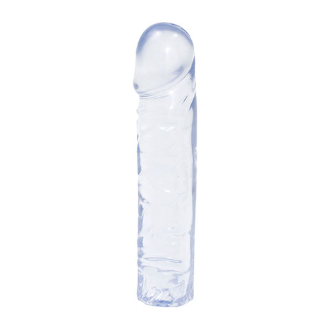 Crystal Jellies 8 Inch Dong Clear Clear Dildos & Dongs