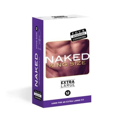 Four Seasons Naked King Size Condom 12 Pack Default Title Condoms