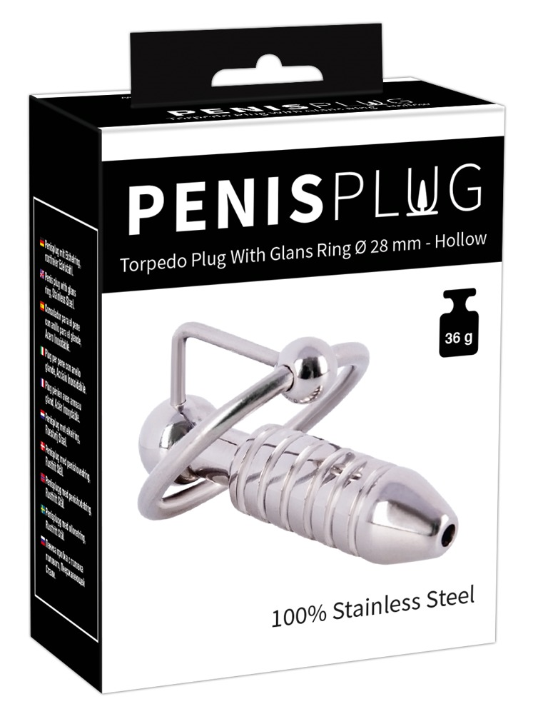 Penis Plug Torpedo Plug in Blue, 2 Inches Adjustable Size Default Title Sounding Rods