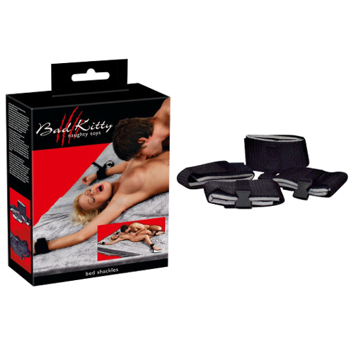 Bad Kitty Bed Shackles Set with Adjustable Colorful Straps Secondary image