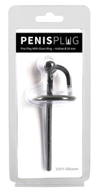 Penisplug Piss Play With Glans Ring – Silicone Penis Plug Default Title > Sex Toys For Men > Sounding Rods