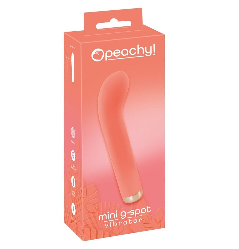 Peachy Mini G-Spot Vibrator Pink Compact Powerful > Sex Toys For Ladies > G-Spot Vibrators