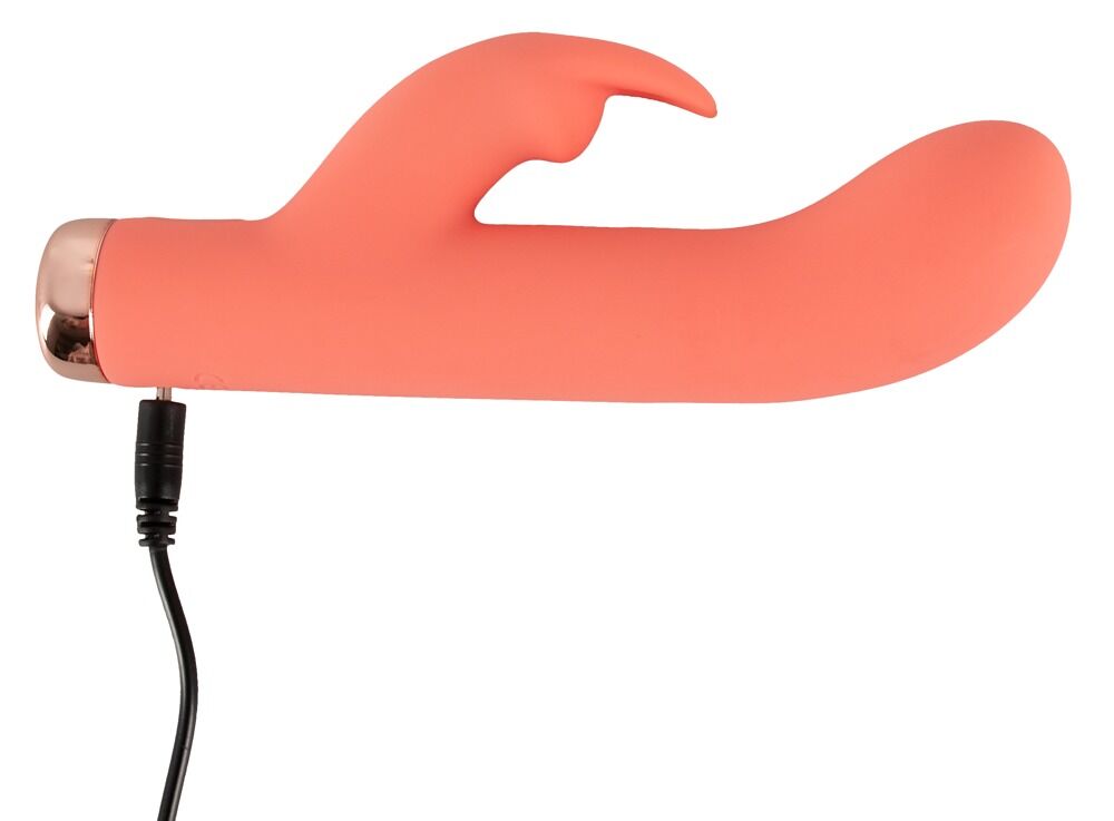 Peachy Mini 16.7cm Rabbit Vibrator in Pink | Compact Size > Vibrators > Ladies > Rabbit