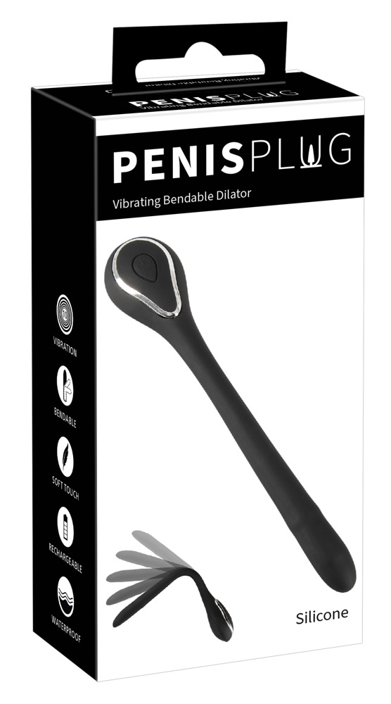 Penis Plug Vibrating Bendable Dilator with Color Options and Size Variations Default Title Sounding Rods