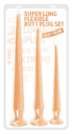 You2Toys Super Long Flexible Butt Plug Set – 3-Piece Flexible Butt Plug Trio Default Title > Anal Range > Oversized Anal Toys