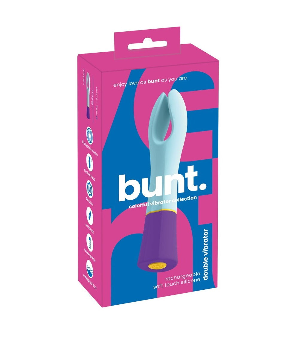 Bunt Double Vibrator with Multicolor and Adjustable Size Default Title Vibrators